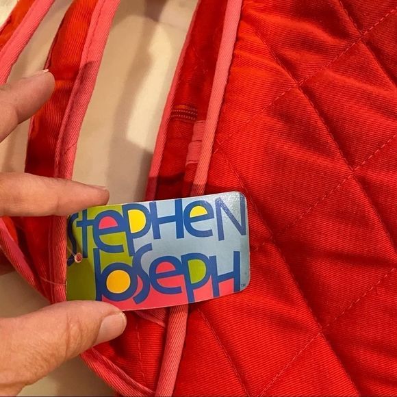 Stephen Joseph Red Ladybug Quilted Garment Bag - Picture 5 of 9